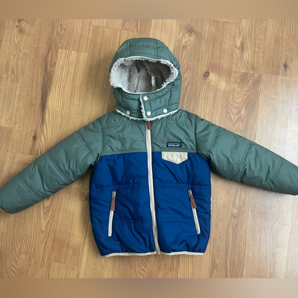 Patagonia 5T toddler reversible Tribbles Jacket winter coat